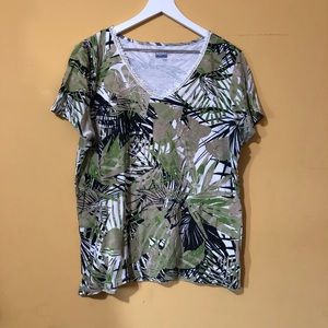 Basic Editions Preloved Palm Tree Tee B6